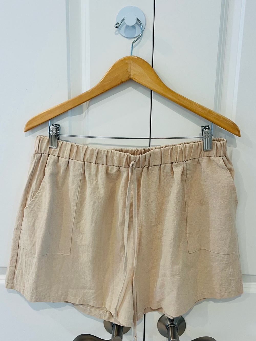 SHEIN women’s XL elastic waist drawstring summer shorts with side pockets